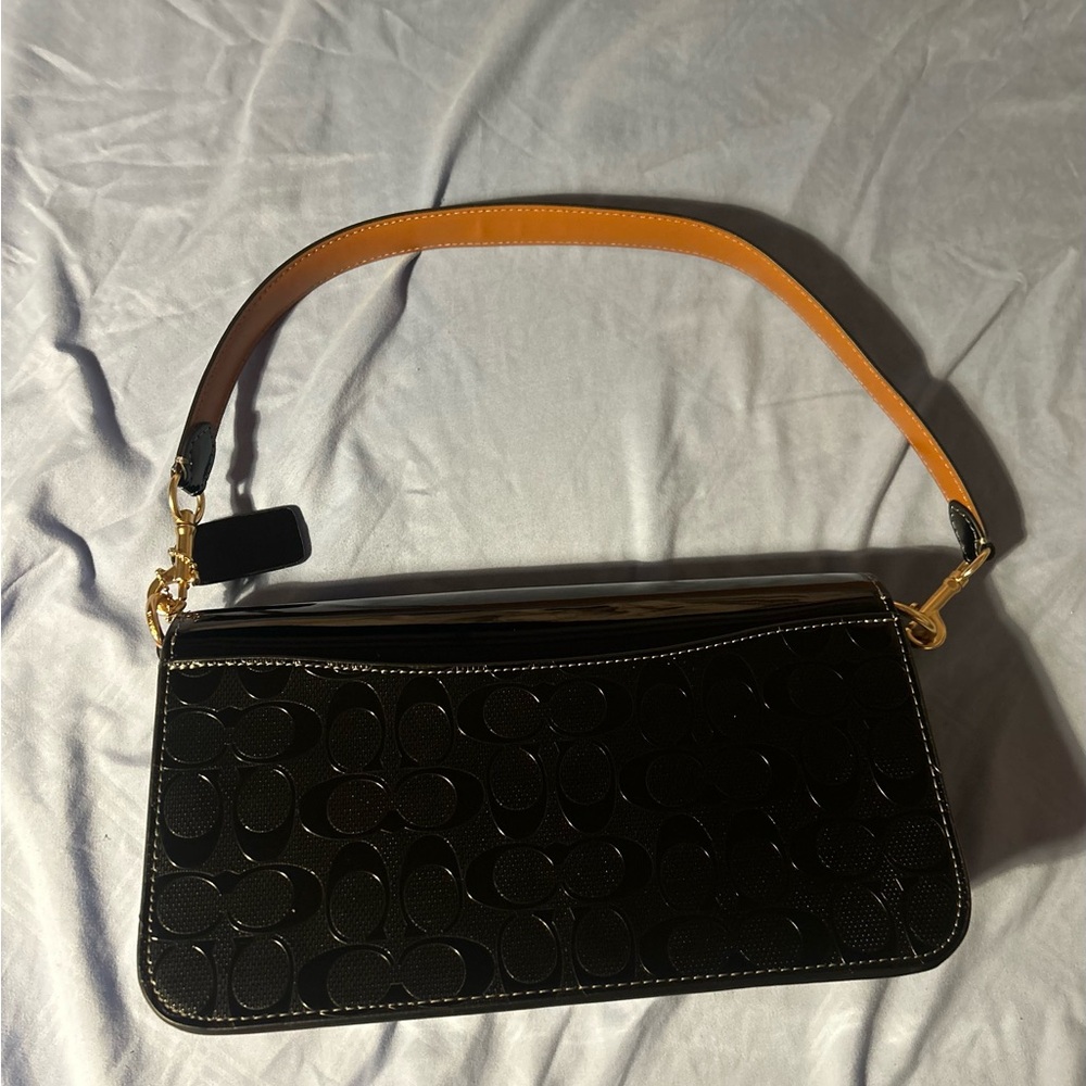 Coach Black and Gold Shoulder Bag - Picture 2 of 2